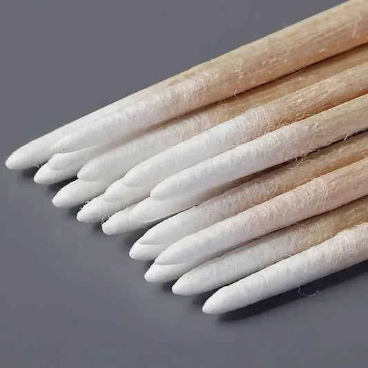 100Pcs Wooden Swab