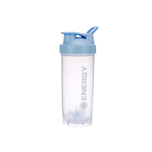 500/700ml Portable Shaker Bottle with Stirring Ball