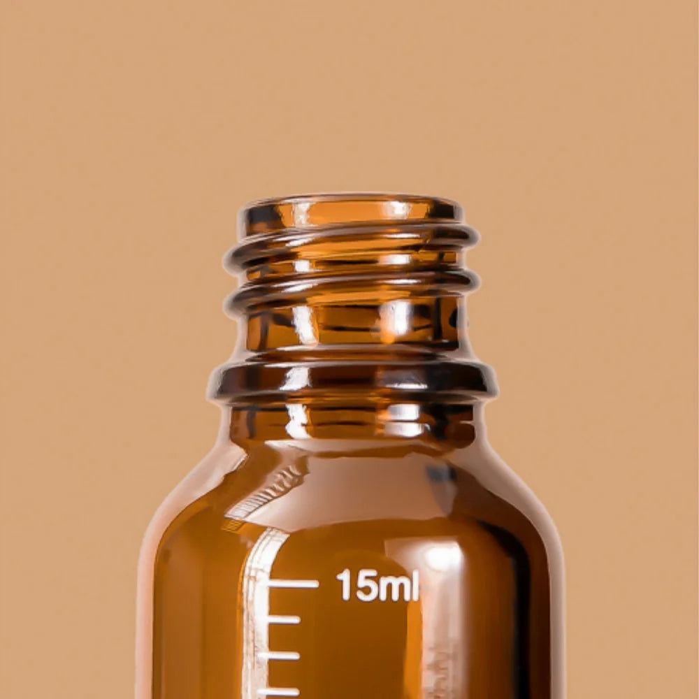 5ml 10ml 15ml 20ml 30ml 50ml 100ml Amber Glass Dropper Oil Bottle