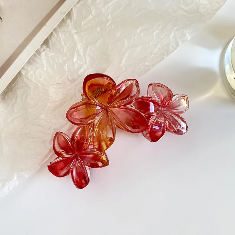 Flower Claw Clips