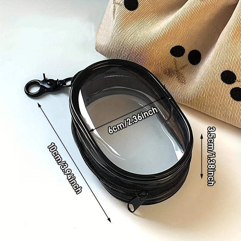 Mini Clear Zipper Storage Bag