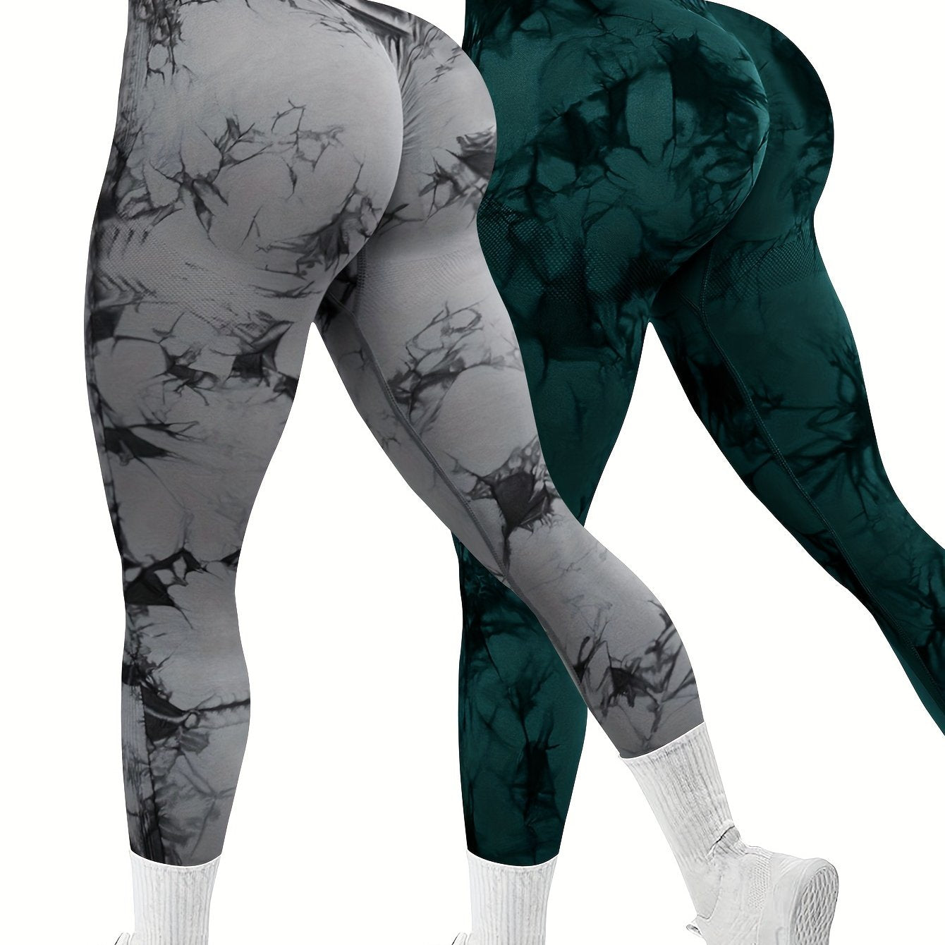 High-Stretch Workout Leggings – 2 Pack