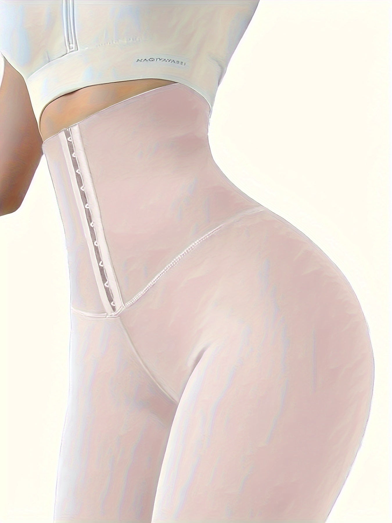 High-Waist Double-Breasted Tummy Control Leggings