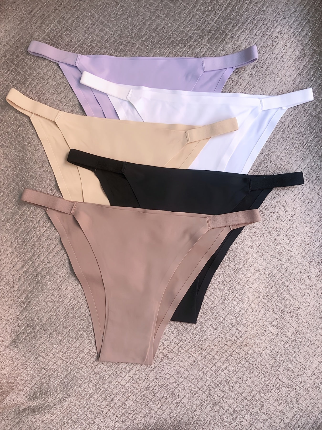 Low-Rise Bikini Underwear for Women – 5 Pack Multicolor