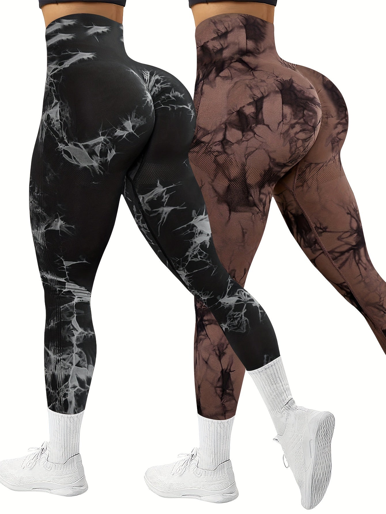 High-Stretch Workout Leggings – 2 Pack