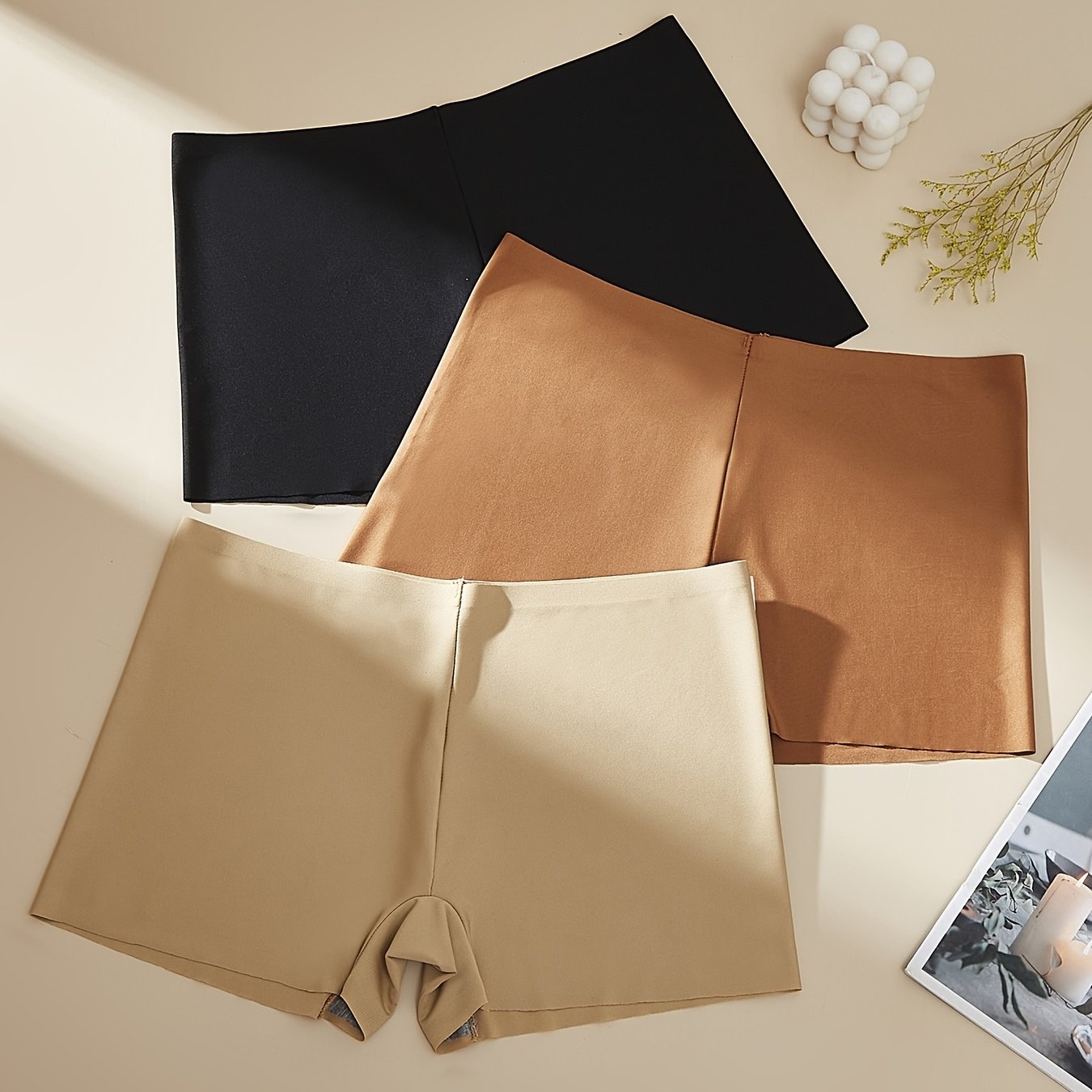 Soft Seamless No-Show Boyshort 3 Pack