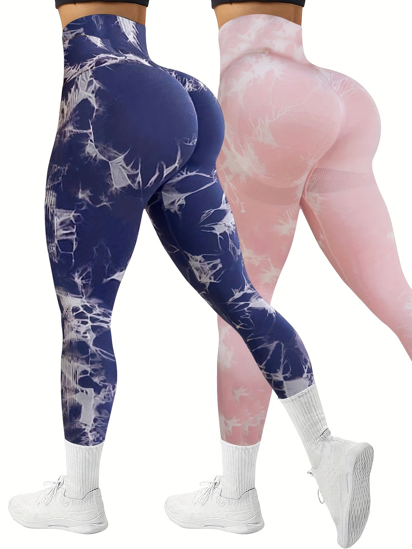 High-Stretch Workout Leggings – 2 Pack